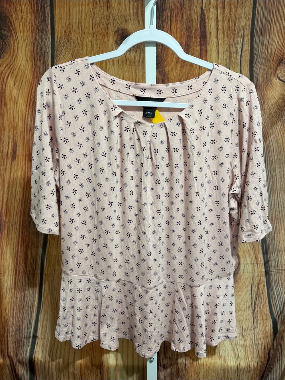 Liz Claiborne Career Peplum Style Blouse Size L